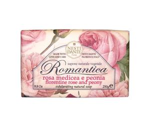 Nesti Dante Sapone Romantica - Rosa Fiorentina e Peonia 250 g Sapone