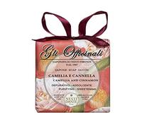 Nesti Dante Sapone Vegetale Gli Officinali Camelia e Cannella - 200g - Naturale e Biodegradabile, con note speziate, ideale per Corpo, Viso e Pelli Sensibili, Saponetta mani