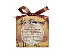Nesti Dante Sapone Vegetale Gli Officinali Girasole e Zafferano - 200g - Naturale e Biodegradabile, con fragranza unica, ideale per Corpo, Viso e Pelli Sensibili, Saponetta mani