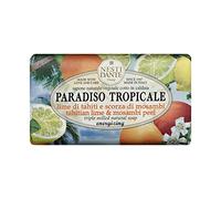 Nesti Dante Sapone Vegetale Paradiso - Lime Tahiti e Scorza di Mozambico 250g - Formula Naturale, Note Fresche, per Mani e Corpo. Ideale per Pelli Sensibili, Elegante e Sostenibile