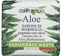Nesti Dante Saponetta Dal Frantoio Aloe 100g - Sapone Naturale Biodegradabile, Idratante Corpo e Mani, Saponetta per Tutti i Tipi di Pelle, Naturale e Delicato