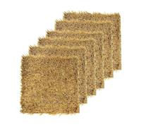 Nesting Box Pads - Brown, 6 pezzi Washable Chicken Bedding, Reusable Artificial Bird Nests, non Slip Fabric Material, Assorbent Comfort Layer, Odor-Resistant | Farm, Backyard, Outdoor, Homestead, Gar