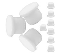 NESTINGHO 10 Pezzi Tappi di Silicone Chiari per Pepiera e Saliera, Tappi di Ricambio per Bottiglie e Vasi, Chiusura Facile e Conservazione degli Aromi per Vari Ambienti