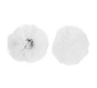 NESTINGHO 2 Pezzi Coda di Coniglio Bianca in Peluche Spilla Accessori per Costume da Coniglietta da Donna e per Cosplay e Feste di Halloween