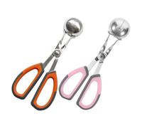 NESTINGHO 2 Pezzi Meatball Maker in Acciaio Inossidabile con Manico Antiscivolo e Design Ergonomico, Utensile le Polpette per Preparazioni in Famiglia