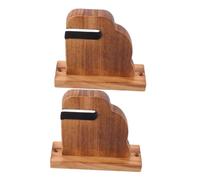 NESTINGHO 2 Pezzi Porta Skateboard da Muro in Legno per Snowboard e Garage | Montaggio Semplice, Fori Preforati e Slot Modulari, Finitura Liscia Protettiva, Bordi Arrotondati