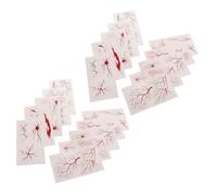 NESTINGHO 20 Pezzi Adesivi Tatuaggio Vasi Sanguigni Rossi Realistici per | Carta Tatuaggio Autoadesiva, Aderisce a Viso e Mani, Effetto Sangue Profondo, per Make-up Scenico
