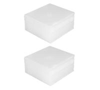NESTINGHO 20 pezzi Custodie Trasparenti Ultra Sottile per CD Dvd Scatole Organizer con Vassoio Integrato per Conservazione Sicura e Ordinata di Dischi Singoli