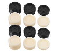 NESTINGHO 24 Pezzi Scacchi e Dama in Plastica ABS Design Elegante Accessori per Giochi da Tavolo per Tutte le Età