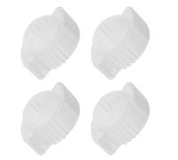 NESTINGHO 4 Pezzi Copertura per Pomello in Silicone Fosforescente | Manicotto Rotondo, Rilievo Testurizzato, Installazione Semplice per Cucina e Stanze Buie