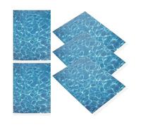 NESTINGHO 5 Fogli Decorativi di Corso D'acqua Artificiale Effetto Acqua Ondulata, Fogli per Base di Fiume Finta per Modellismo e Scenari Fai da Te, Materiali per Diorama Paesaggistico