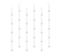 NESTINGHO 50 Pezzi Coperture Protettive per Orecchini in Plastica Anallergica, Tubetti per Orecchini Facili da Inserire, per Protezione Orecchio