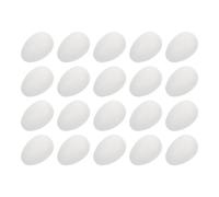 NESTINGHO 50 Pezzi Uova di Plastica a Forma di Uovo per Decorazioni di Pasqua, Accessori Creativi DIY per Appendere Uova, Adornamenti per Casa e Fattoria Dettagli Delicati e Stile Pasquale