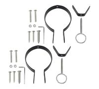 NESTINGHO Accessori per Portaprosciutto in Ferro Nero Set 2 Pezzi Resistente e Stabile, Ricambi per Supporto Prosciutto Italiano, per Casa e Cucina