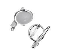 NESTINGHO Base Spilla con Clip Coccodrillo in Ferro Argento 3,5 Cm 20 Pezzi per Creazione Gioielli Fai da Te e Cucito su Cappelli