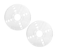 NESTINGHO Bobine in Plastica per Stampante 3d 2 Pezzi, Accessorio per Filamento Pla, Superficie Liscia e Lavorazione Fine, Adatte per Filamento Trasparente