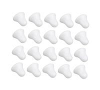 NESTINGHO Campanelle Natalizie a Forma di Jingle Bell in Polistirolo Bianco 20 Schiuma, e Addobbi di per Decorazioni