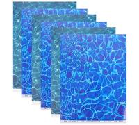 NESTINGHO Carta Plastica Effetto Increspatura Acqua 6 Pezzi per Scenari Fluviali e Paesaggi Architettonici, Materiale per Hobbisti Modellismo Esterno