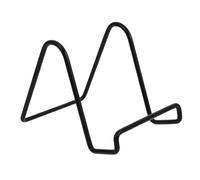 NESTINGHO Cavalletto da Tavolo in Ferro Nero, Espositore Portapiatti Compatto e Stabile, Supporto Multifunzionale per Foto e Quadri, per Casa e Vetrine