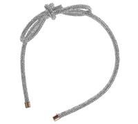 NESTINGHO Cerchietto per Chioma con Pietre Brillanti Argento, Elegante e Resistente, per Spose e Feste Formali, Accessorio Raffinato e Facile da Abbinare