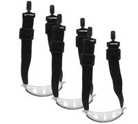 NESTINGHO Cintura Regolabile per Mento del Casco di Sicurezza Clip Protettiva Elastico 17.7X1.4X0.8 Pollici per Lavori Forestali e Industriali