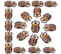 NESTINGHO Ciondolo Egizio Antico per Collane Fai da 20 Pezzi | Lega Robusta, Formato 26x16mm, Adatto a Borse e Bracciali, Stile Ispirato All'antico Egitto