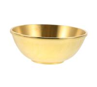 NESTINGHO Ciotola in Ottone Dorato per Offerte Buddhiste e Cerimonie Ritualistiche Tazza da Tè Kung Fu e Decorazione Spirituale Tradizionale Tibetana