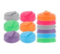 NESTINGHO Copri Lattine Silicone 12 Pezzi Tappi per Bibite Gassate Protezione e Freschezza Ideali per Pesca e Feste