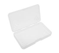 NESTINGHO Custodia per Punte Idropulsore in Plastico Coperchio Trasparente Antipolvere e Struttura a Scatto, Organizer per Ugelli di Ricambio per Piani Bagno e Spazi Stretti