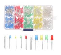 NESTINGHO Diodo LED ad Alta Luminosità 5mm in Lega Custodia Trasparente, Set da 1 per Riparazioni e Progetti Fai-da-te di Dispositivi Elettronici