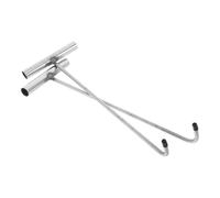 NESTINGHO Gancio per Sollevamento Tombino in Acciaio Inox, 15 Pollici, 2 Pezzi Manico a T, Adatto per Sollevare e Tirare Coperture di Fognature e Pozzetti