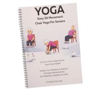 NESTINGHO Guida su Carta e Illustrazioni Dettagliate Delicati Esercizi Completa alla Yoga per Olistico e Design Sedia Adulti Donne per Invecchiamento per Principianti