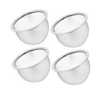 NESTINGHO Infusore per Teiera in Acciaio Inox Filtro Fine 2 Pezzi Colino per Tè Sfuso Coperchio, per Preparare Tisane e Infusi