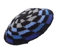 NESTINGHO Jewish Skullcap Hat Versatile in Cotone per Uomo Cappello Rotondo Ebraico Adatto a Uso Quotidiano e Eventi Sociali