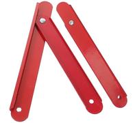 NESTINGHO Kit 2 Pezzi Cerniere per Scala Pieghevole in Lega di Alluminio Resistente Distanza Fori 31cm, Accessori per Scala a Gradini per Mansarda