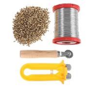NESTINGHO Kit Apicoltura per Principianti con Tenditore in Plastica e Metallo 13x6,2x2,5 Cm, Strumento Pratico per Alveari in Giardino, Previene lo Scivolamento e Facilita L'uso Mobile