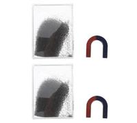 NESTINGHO Kit di Limatura di Ferro per Esperimenti Scientifici Scatola Magnetica Strumento Portatile per Insegnamento della Fisica in Laboratorio