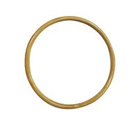NESTINGHO Manici per Borse Fai da Te in Plastica Oro 4 Pezzi Manico Rotondo per Clutch e Pochette Accessori per Borse Progetti Artigianali DIY
