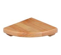 NESTINGHO Mensola Angolare in Legno 5.91X5.91X1.57In Bulloni per Doccia e Cameretta Design Settoriale Salvaspazio