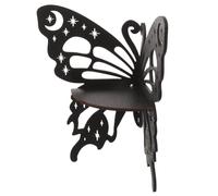 NESTINGHO Mensola Unico Forma Galleggiante da Farfalla e a Nero, Design Sofisticato Decorazione e Massimizzazione del lo Spazio in per e Soggiorno