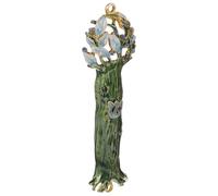 NESTINGHO Mezuzah Facile da Installare in Lega di Zinco Vintage Verde Design Artistico e Delicato per Porta D'ingresso per Decorazioni Natalizie e Atmosfere Accoglienti
