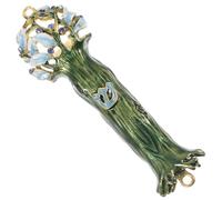 NESTINGHO Mezuzah per Benedizione della Casa in Lega Resistente con Rotolo Decorativo Adatto a Templi Religiosi e Stipiti di Porte per Famiglie Ebraiche