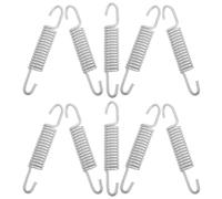 NESTINGHO Molle per Cavalletto Monopattino Elettrico 10 Pezzi in Metallo Argento Assorbimento Urti e Design Doppio Supporto per Percorsi Vari