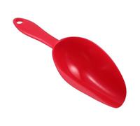 NESTINGHO Paletta Multiuso in Plastica Rossa per Cucina Impugnatura Comoda, per Farina, Ghiaccio, Snack e Tè in Casa o Festa Riutilizzabile