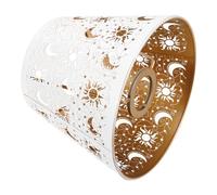 NESTINGHO Paralume per Creare Un'atmosfera Accogliente Moderno in Ferro Color Oro Design Creativo, Stile Semplice ed Elegante per Lampada da Terra in Cucina o Hotel
