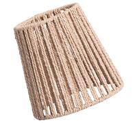 NESTINGHO Paralume Sospensione in Corda Intrecciata Rustica Coprilampada da Soffitto Artigianale Corda di Decorazione Fattoria e Stile Country Lampada Camera e Ristorante