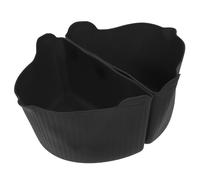 NESTINGHO Rivestimento 2 Pezzi in Silicone per Pentola Cottura Lenta Nero Riutilizzabile e Lavabile in Lavastoviglie, Accessorio Cucina Versatile per Slow Cooker e Pentole