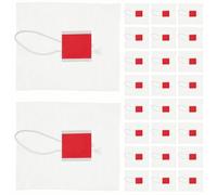 NESTINGHO Sacchetti Filtro Tè in Nailon Bianco 5,8x7 Cm 100 Pezzi Forma Creativa per Tisane e Spezie, Miglior Rilascio di Aroma e Sapore