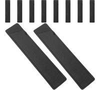 NESTINGHO Set 10 Pezzi Astucci Porta Penne in Pu Nero Design Unico, Proteggi e Organizza Penne per Infermieri e Dottori in Ospedale e Lavoro