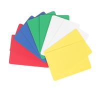 NESTINGHO Set 10 Pezzi Carte Tagliate Poker in Plastica Pvc Resistente, Dispenser per Distribuzione Gioco in Famiglia e Sala Scacchi, Bordi Arrotondati per Protezione Feltro e Uso Comodo